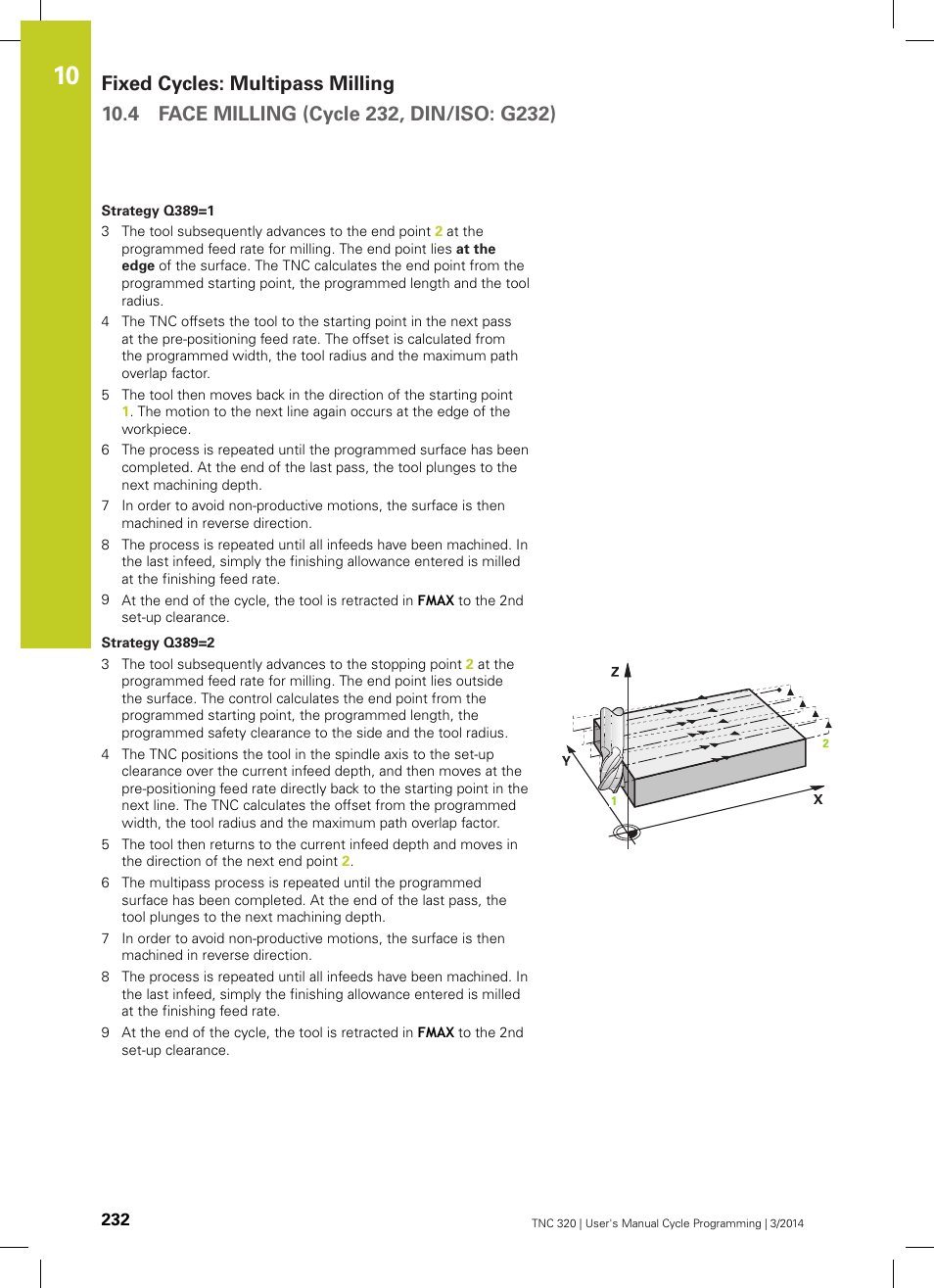 HEIDENHAIN TNC 320 (77185x-01) Cycle programming User Manual | Page 232 / 445