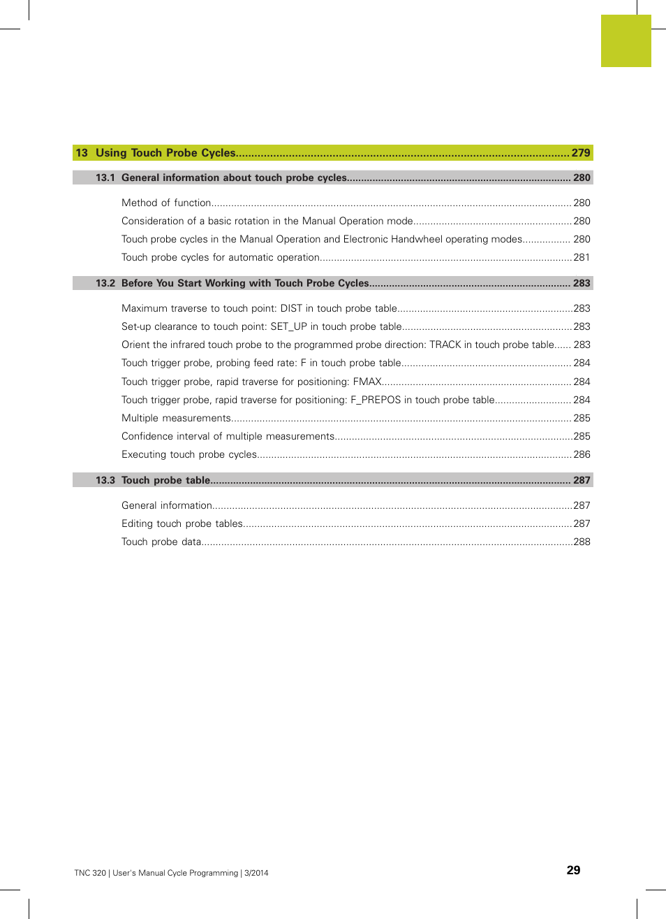 HEIDENHAIN TNC 320 (77185x-01) Cycle programming User Manual | Page 29 / 445