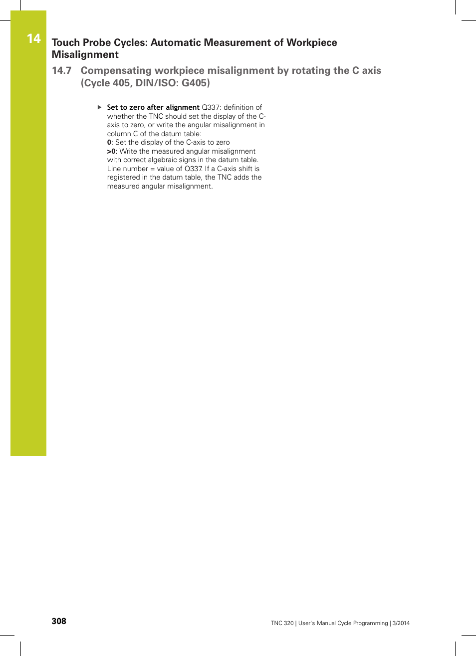 HEIDENHAIN TNC 320 (77185x-01) Cycle programming User Manual | Page 308 / 445