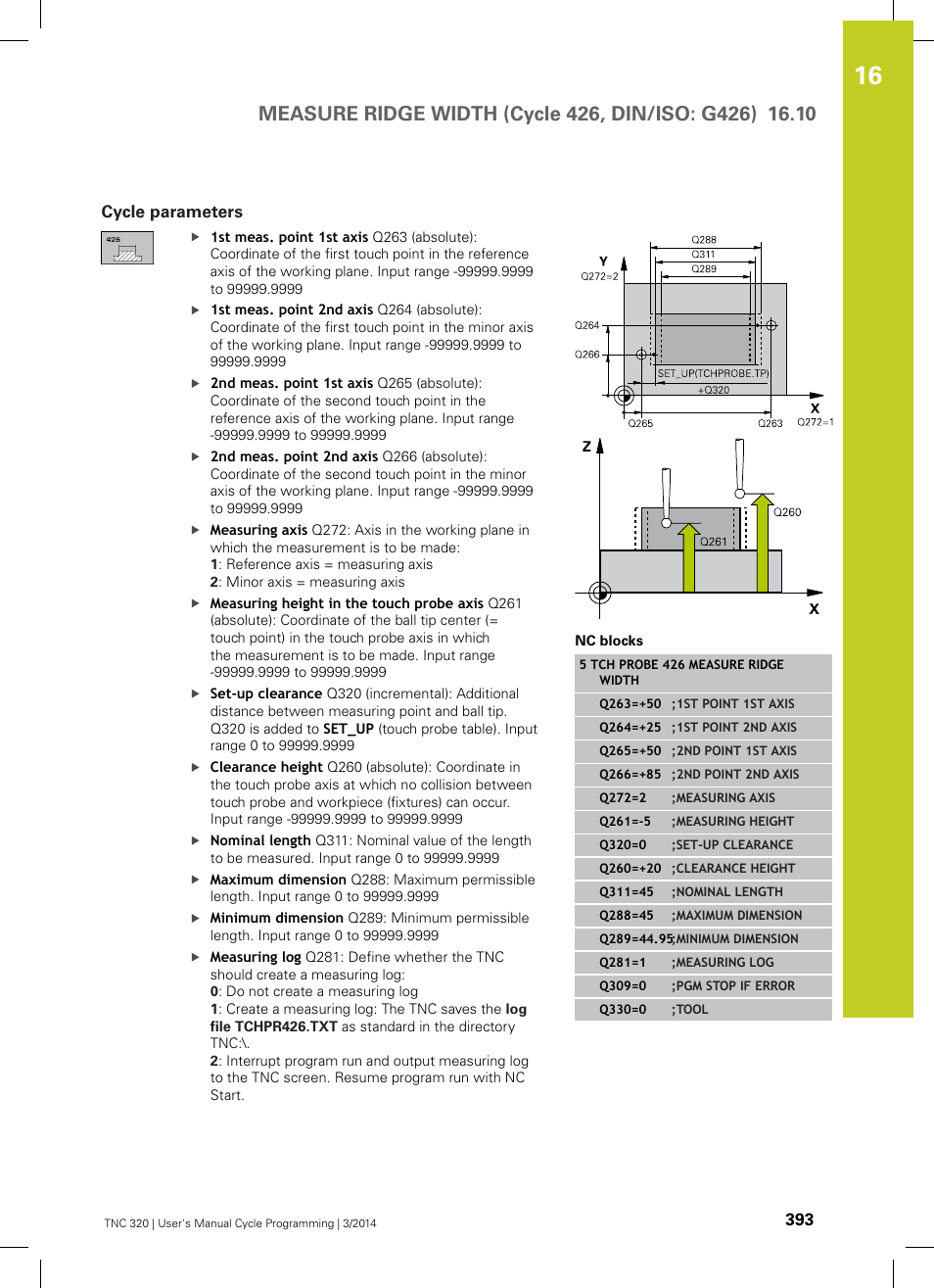 Cycle parameters | HEIDENHAIN TNC 320 (77185x-01) Cycle programming User Manual | Page 393 / 445