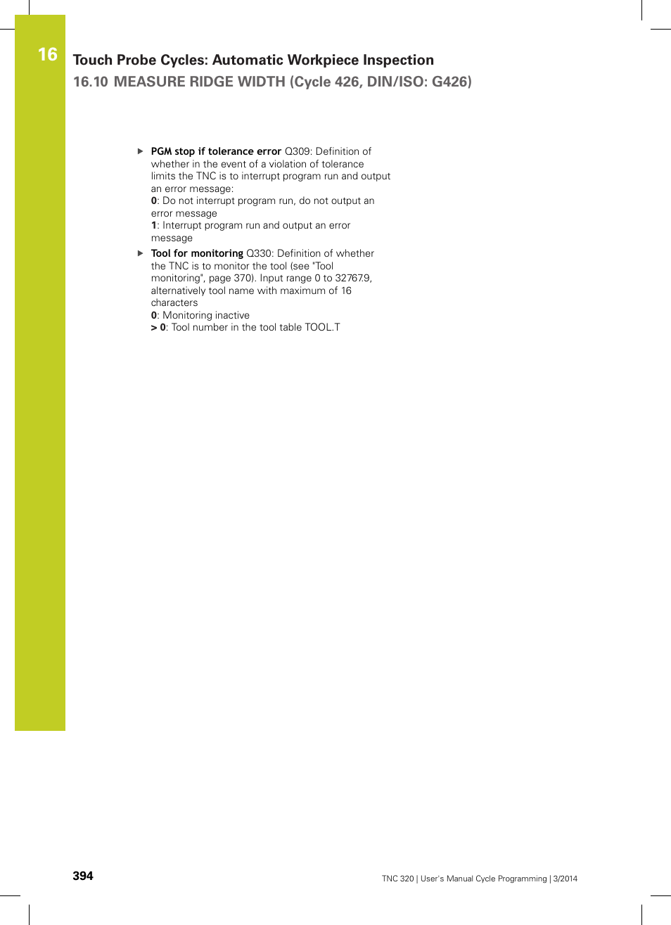 HEIDENHAIN TNC 320 (77185x-01) Cycle programming User Manual | Page 394 / 445