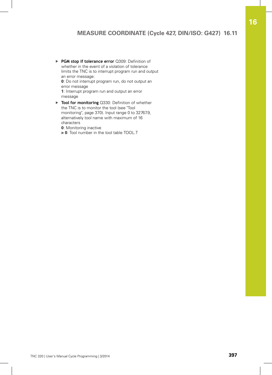 HEIDENHAIN TNC 320 (77185x-01) Cycle programming User Manual | Page 397 / 445
