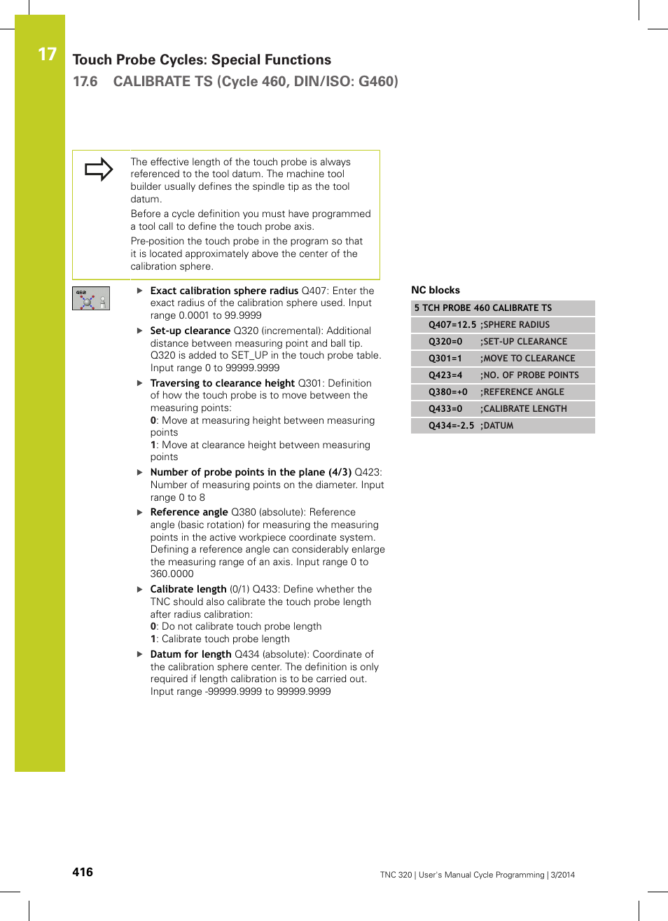 HEIDENHAIN TNC 320 (77185x-01) Cycle programming User Manual | Page 416 / 445