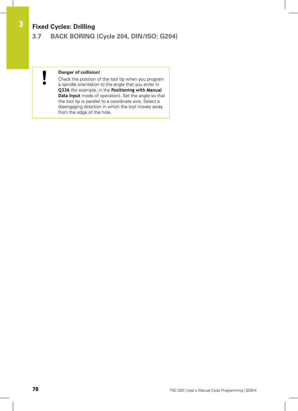HEIDENHAIN TNC 320 (77185x-01) Cycle programming User Manual | Page 78 / 445