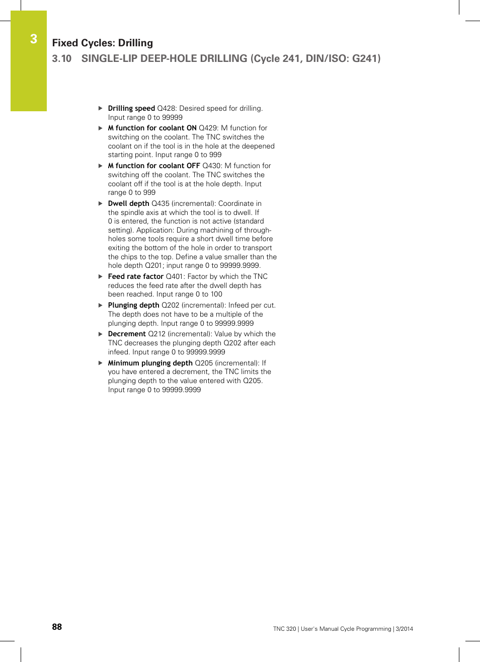 HEIDENHAIN TNC 320 (77185x-01) Cycle programming User Manual | Page 88 / 445