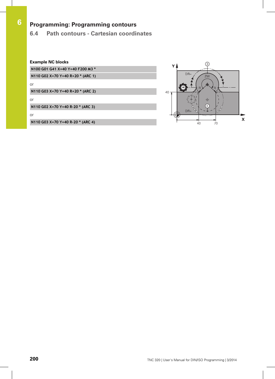 HEIDENHAIN TNC 320 (77185x-01) ISO programming User Manual | Page 200 / 556
