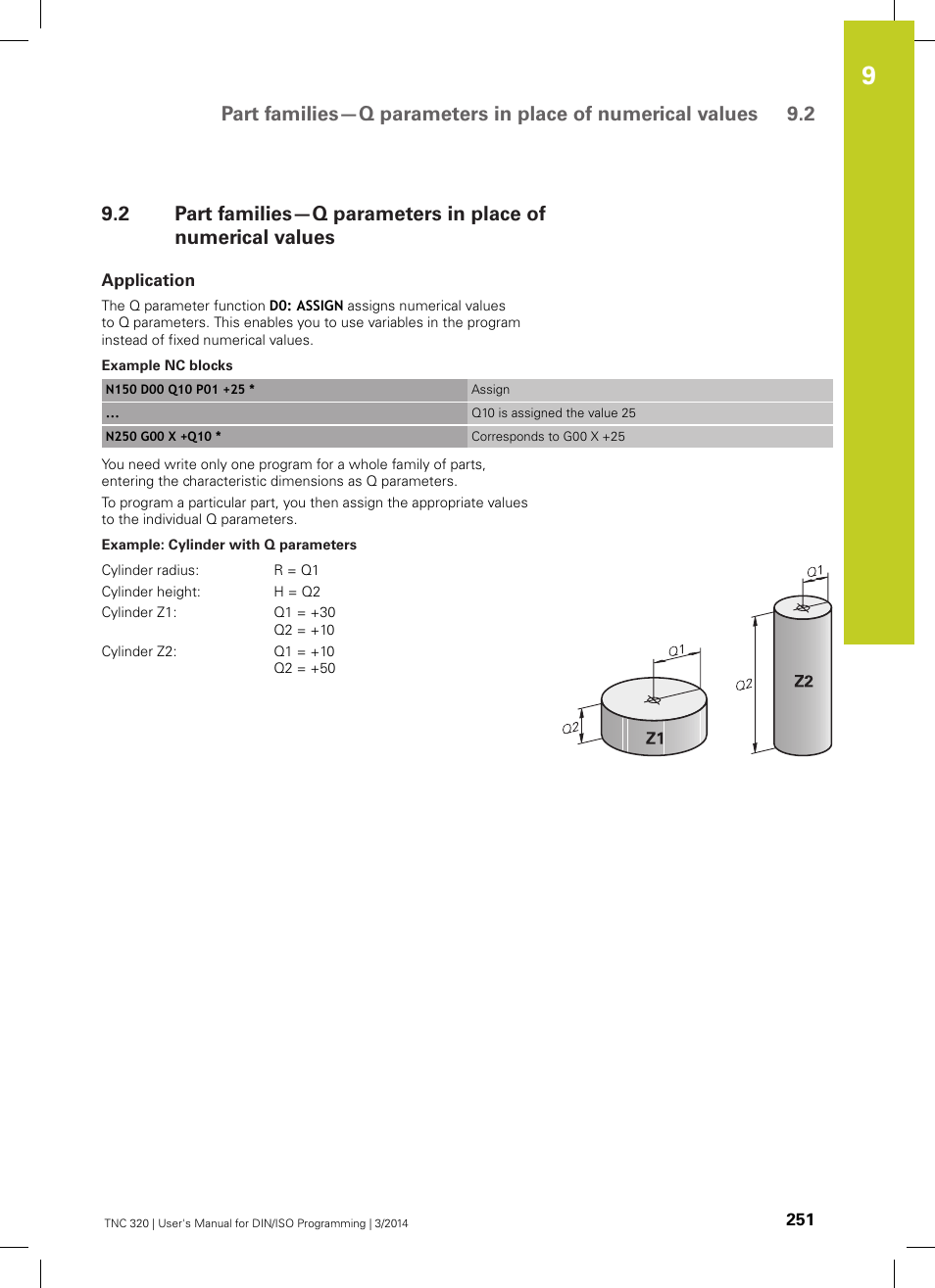 Application | HEIDENHAIN TNC 320 (77185x-01) ISO programming User Manual | Page 251 / 556