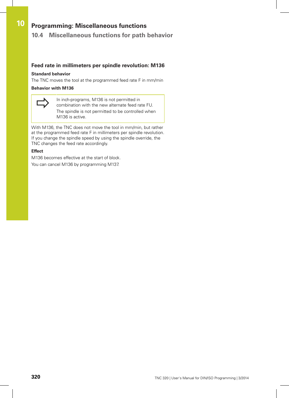 HEIDENHAIN TNC 320 (77185x-01) ISO programming User Manual | Page 320 / 556