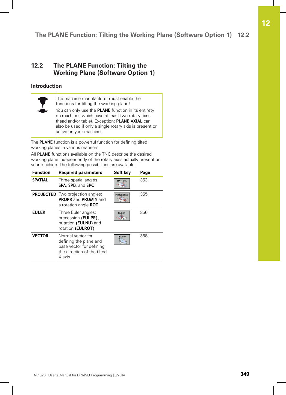 Introduction | HEIDENHAIN TNC 320 (77185x-01) ISO programming User Manual | Page 349 / 556