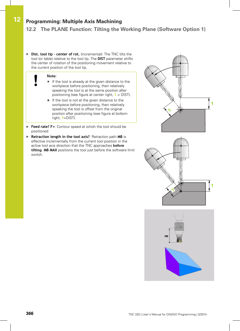 HEIDENHAIN TNC 320 (77185x-01) ISO programming User Manual | Page 366 / 556