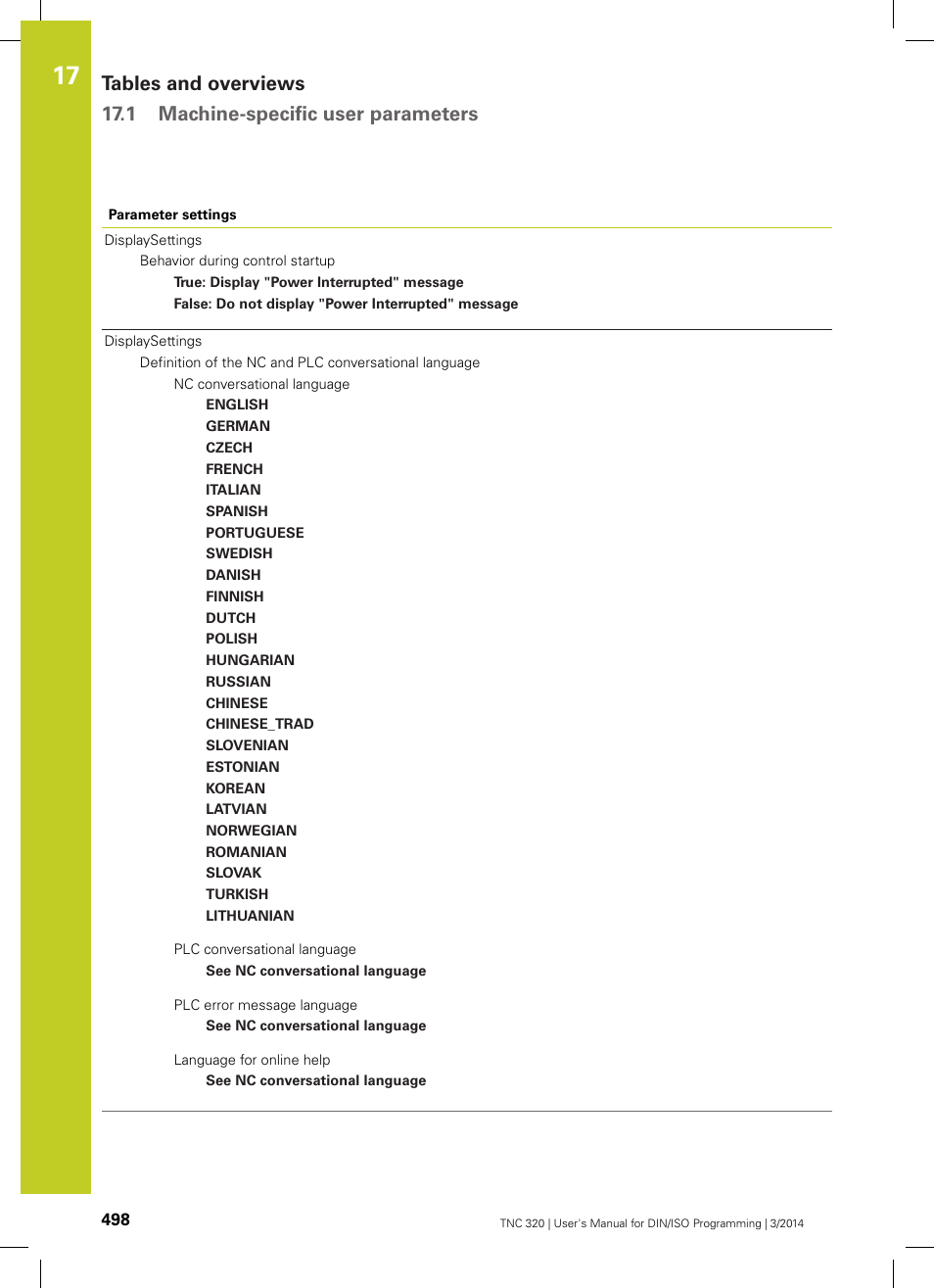 HEIDENHAIN TNC 320 (77185x-01) ISO programming User Manual | Page 498 / 556
