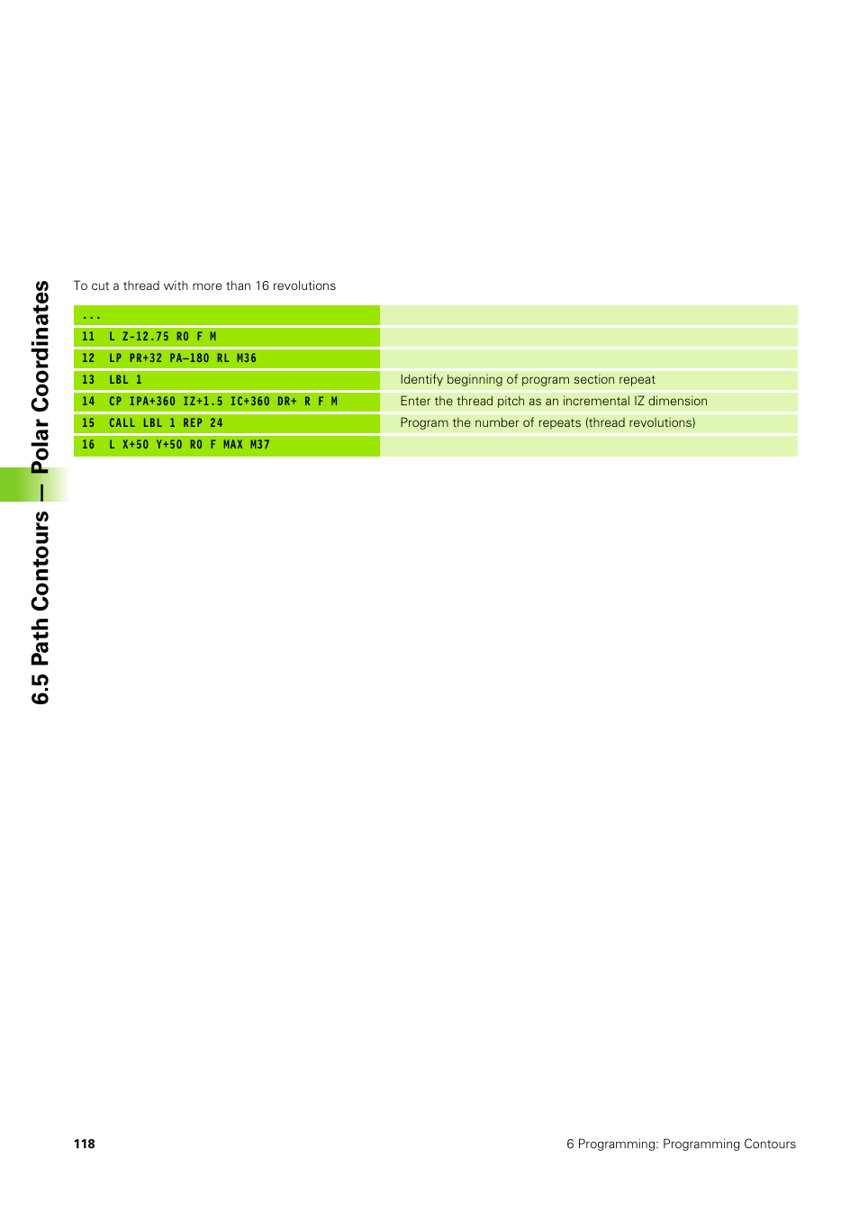 5 p a th cont ours — p o lar coor dinat e s | HEIDENHAIN TNC 406 User Manual | Page 139 / 289