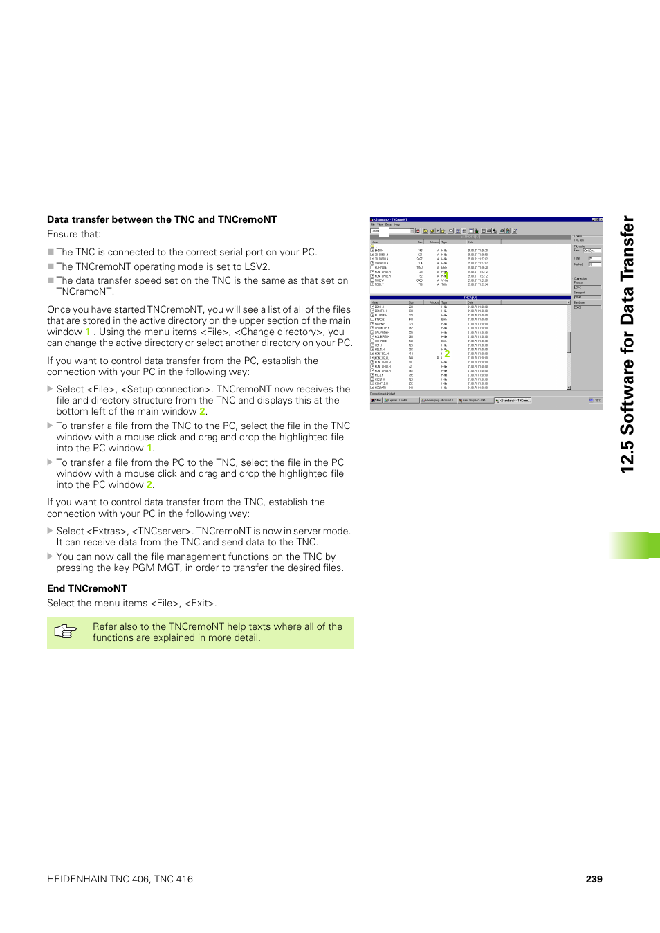 HEIDENHAIN TNC 406 User Manual | Page 260 / 289