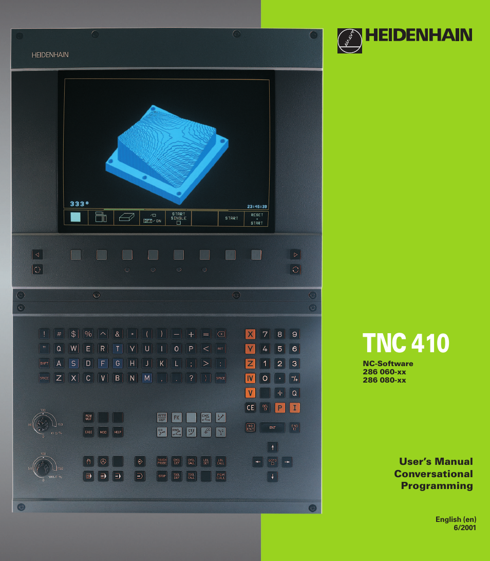 HEIDENHAIN TNC 410 User Manual | 319 pages