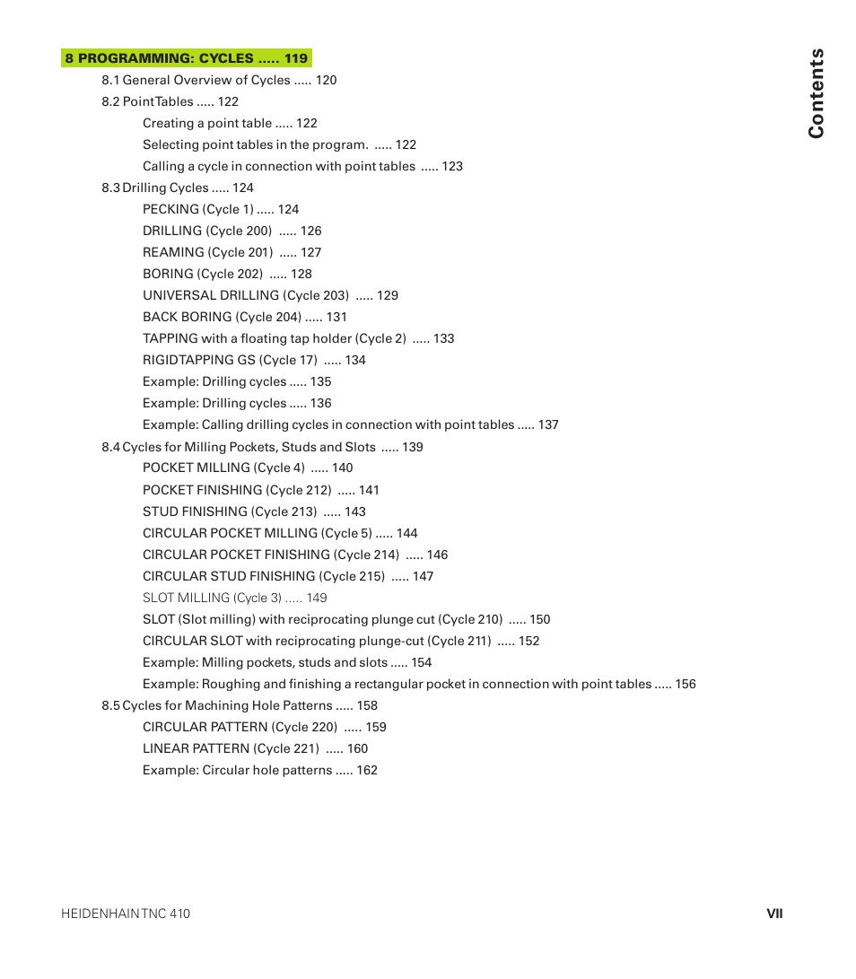 HEIDENHAIN TNC 410 User Manual | Page 10 / 319