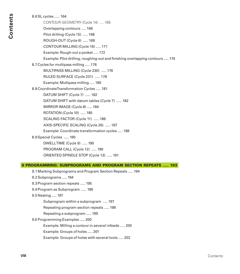 HEIDENHAIN TNC 410 User Manual | Page 11 / 319