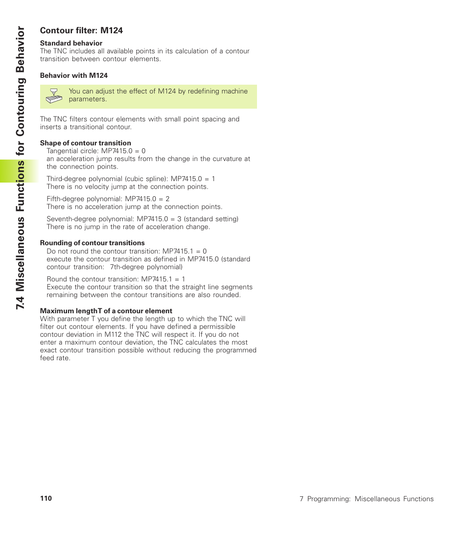 HEIDENHAIN TNC 410 User Manual | Page 123 / 319