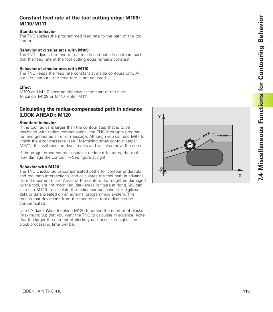 HEIDENHAIN TNC 410 User Manual | Page 128 / 319