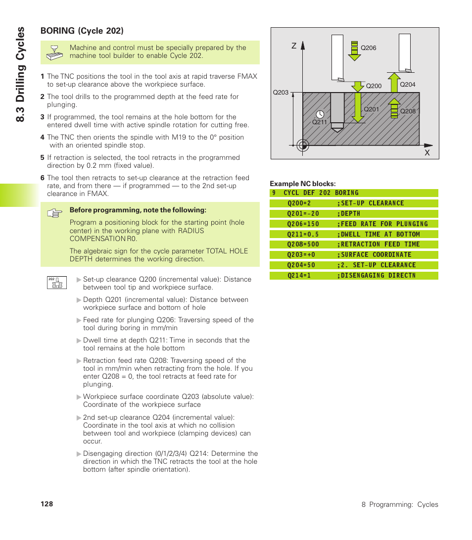 3 dr illing cy cles | HEIDENHAIN TNC 410 User Manual | Page 141 / 319