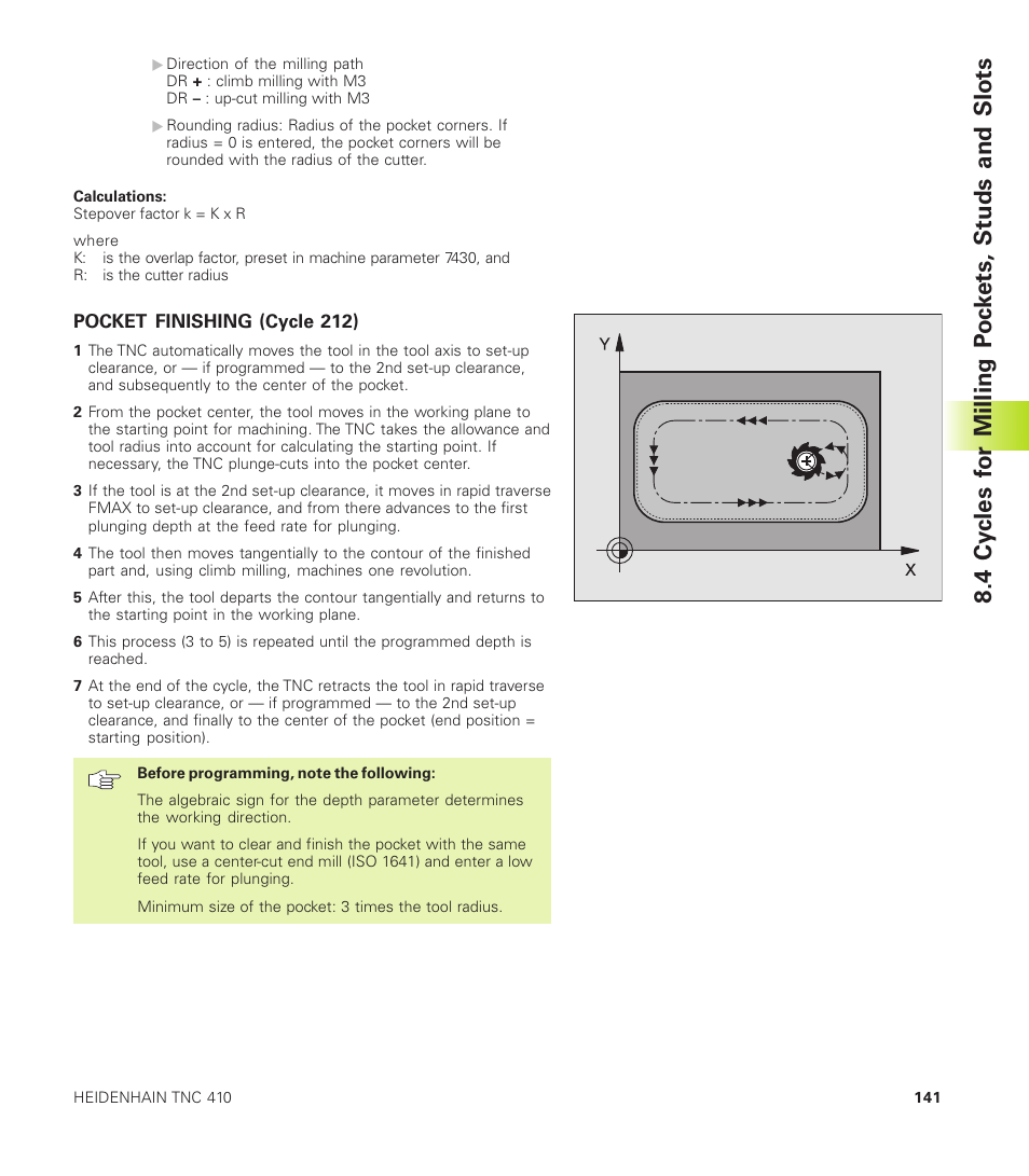 HEIDENHAIN TNC 410 User Manual | Page 154 / 319