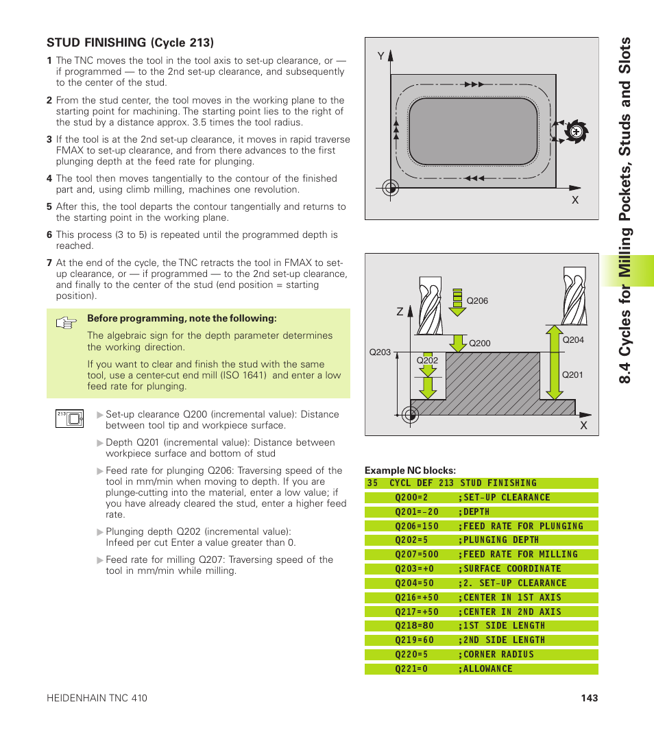HEIDENHAIN TNC 410 User Manual | Page 156 / 319