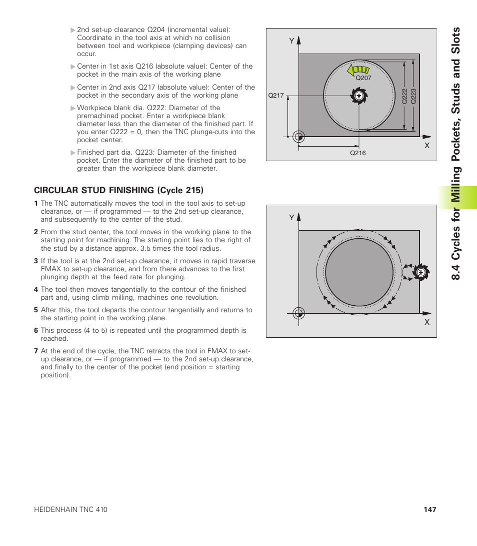 HEIDENHAIN TNC 410 User Manual | Page 160 / 319