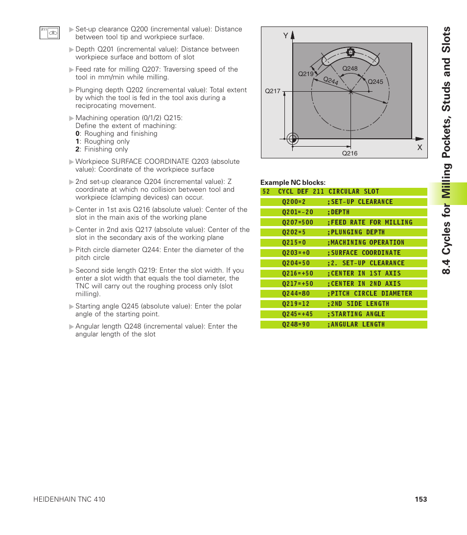 HEIDENHAIN TNC 410 User Manual | Page 166 / 319