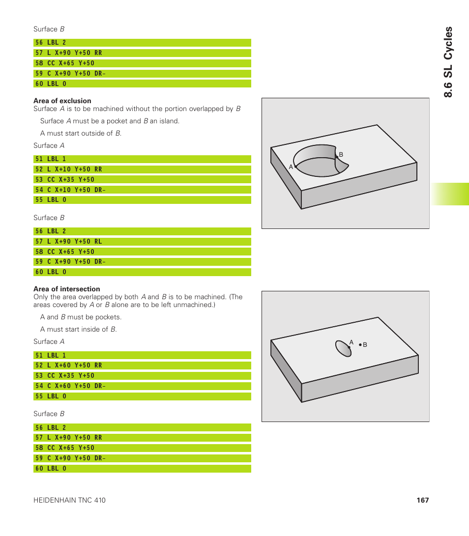 6 sl cycles | HEIDENHAIN TNC 410 User Manual | Page 180 / 319