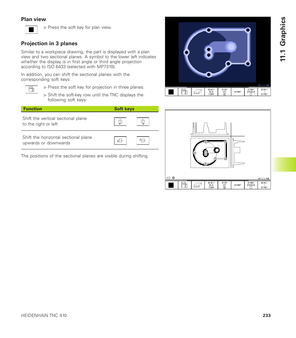 1 gr aphics | HEIDENHAIN TNC 410 User Manual | Page 246 / 319