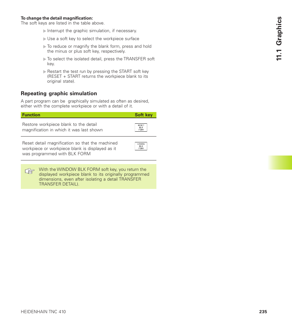 1 gr aphics | HEIDENHAIN TNC 410 User Manual | Page 248 / 319