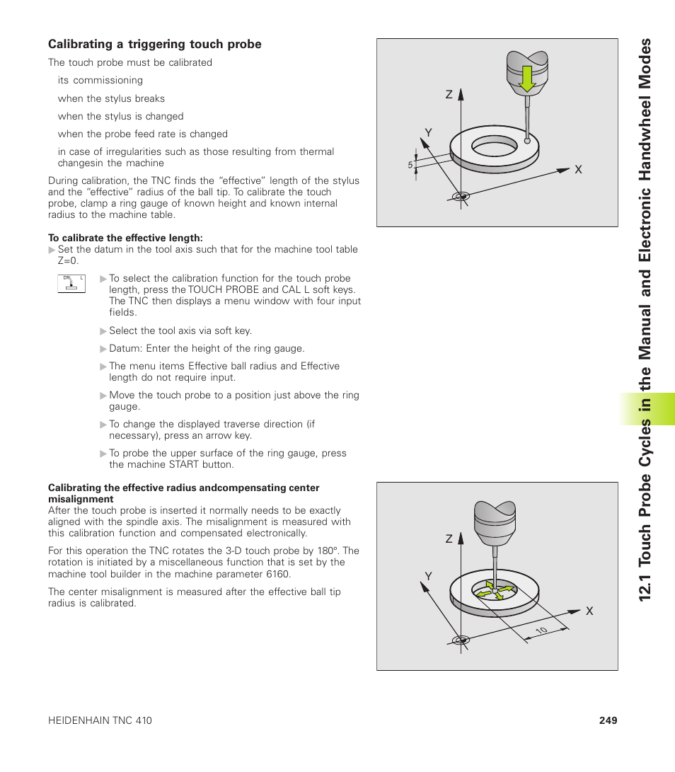 HEIDENHAIN TNC 410 User Manual | Page 262 / 319