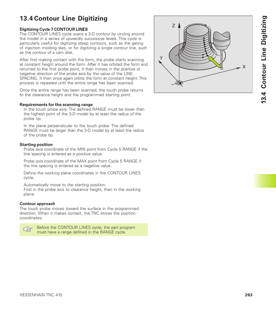 4 contour line digitizing | HEIDENHAIN TNC 410 User Manual | Page 276 / 319