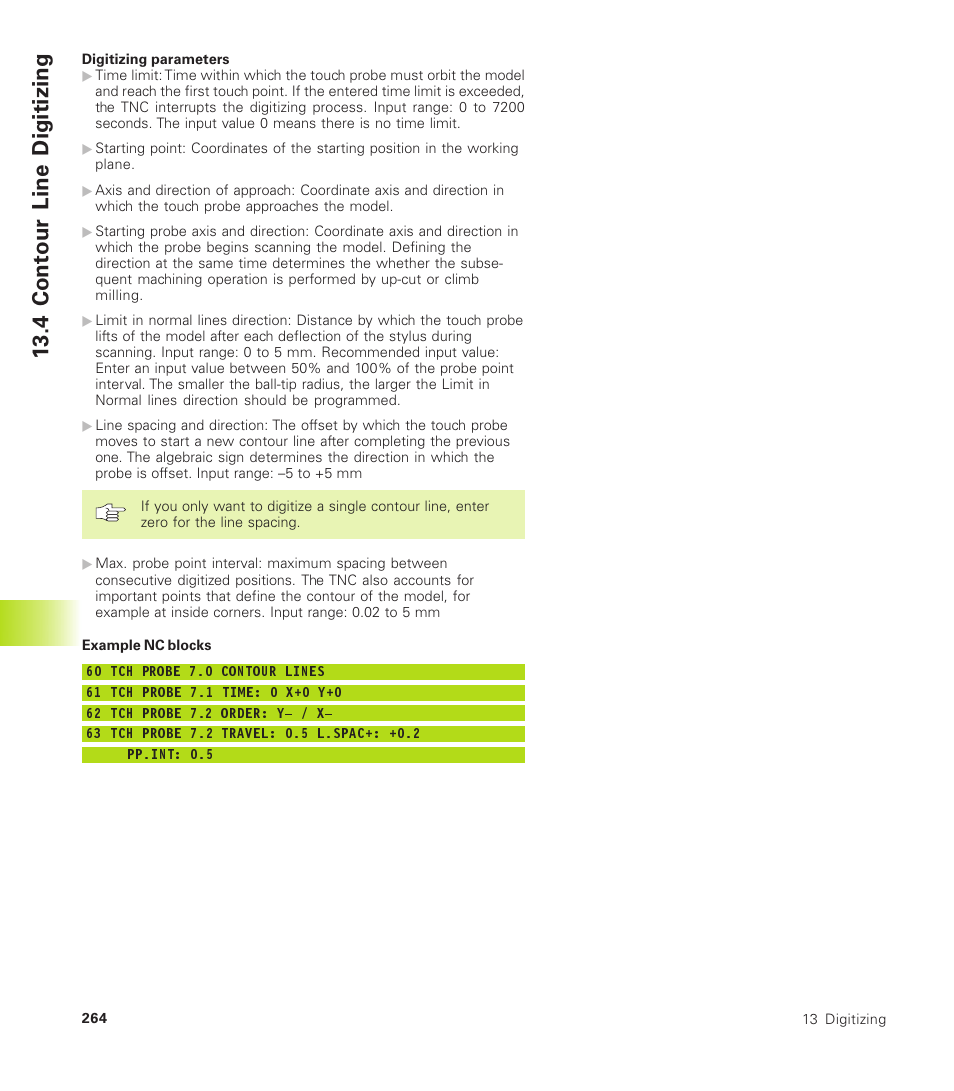4 contour line digitizing | HEIDENHAIN TNC 410 User Manual | Page 277 / 319