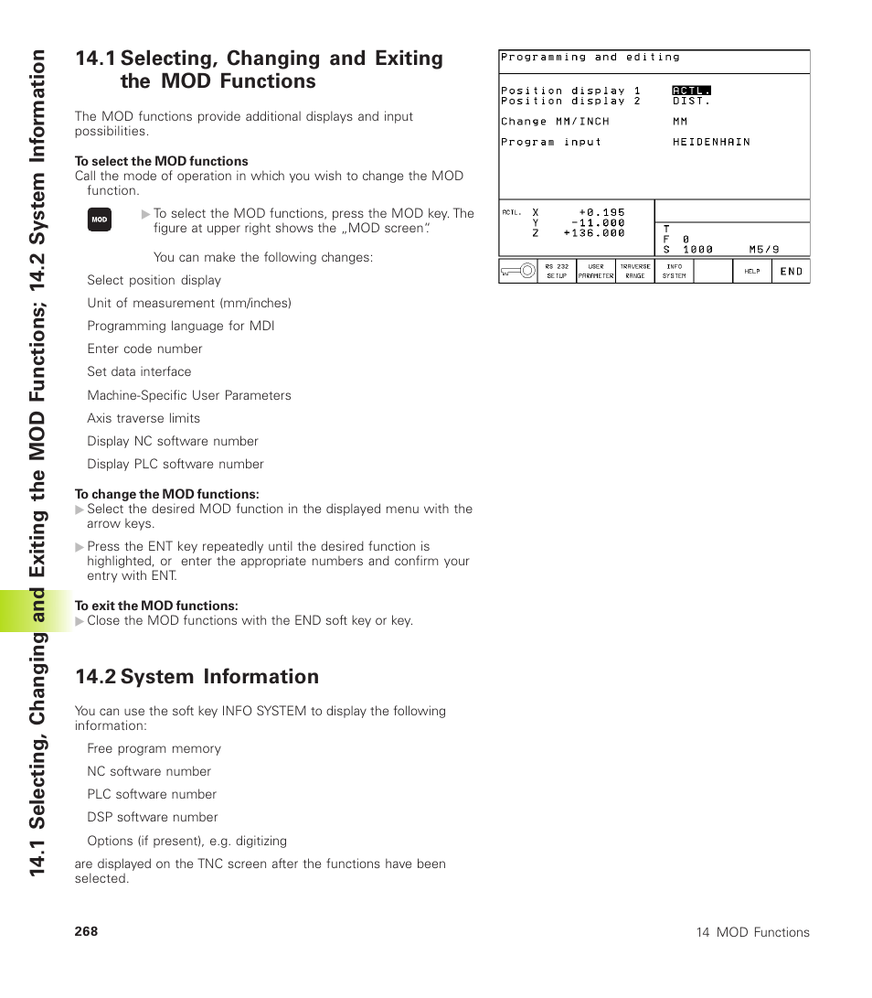 2 system information | HEIDENHAIN TNC 410 User Manual | Page 281 / 319