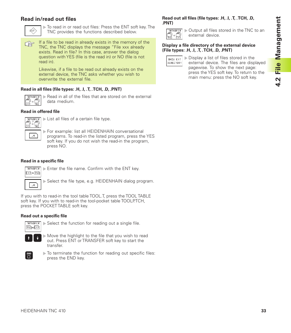 2 file management | HEIDENHAIN TNC 410 User Manual | Page 46 / 319