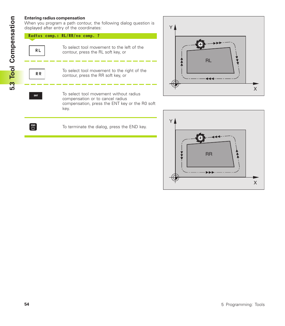 3 t ool compensation | HEIDENHAIN TNC 410 User Manual | Page 67 / 319
