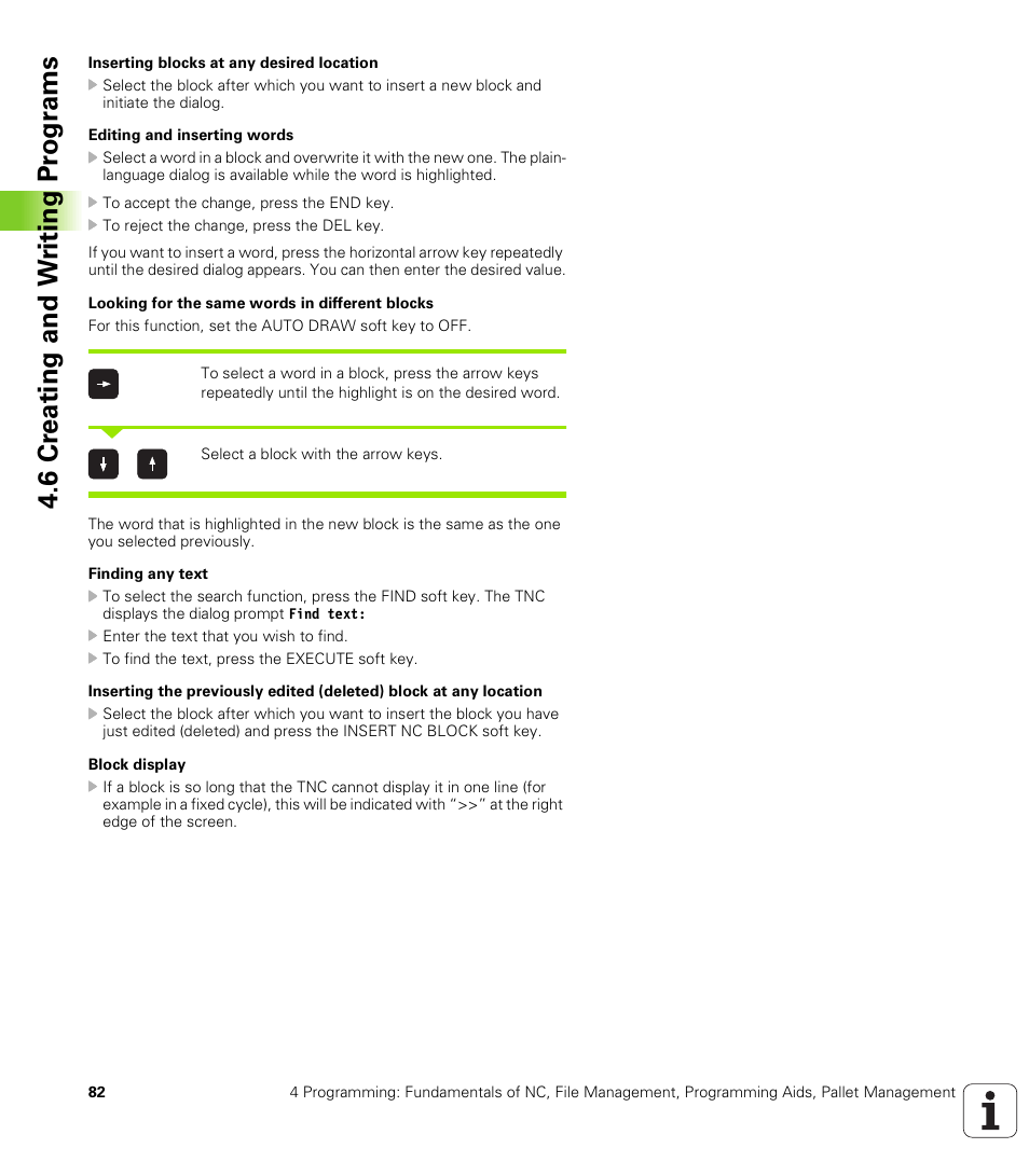 6 cr eating and w riting pr ogr ams | HEIDENHAIN TNC 410 ISO Programming User Manual | Page 108 / 489