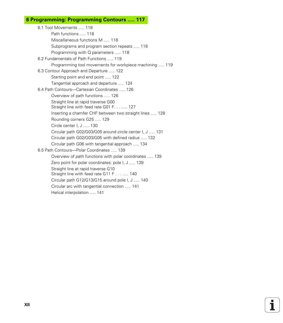 Programming: programming contours | HEIDENHAIN TNC 410 ISO Programming User Manual | Page 16 / 489