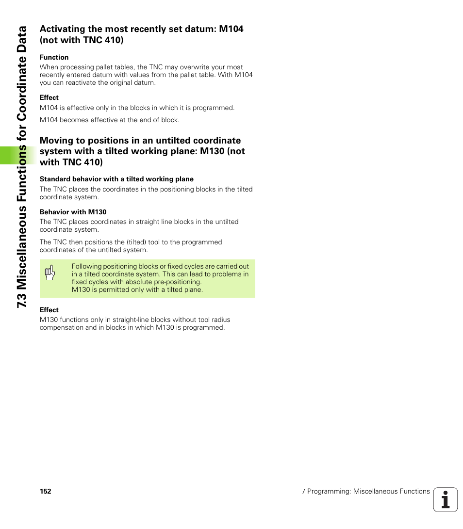 HEIDENHAIN TNC 410 ISO Programming User Manual | Page 178 / 489