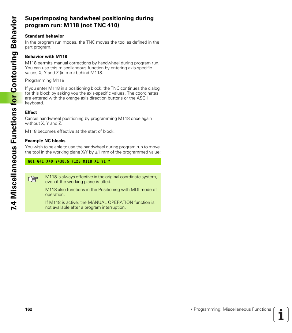 HEIDENHAIN TNC 410 ISO Programming User Manual | Page 188 / 489