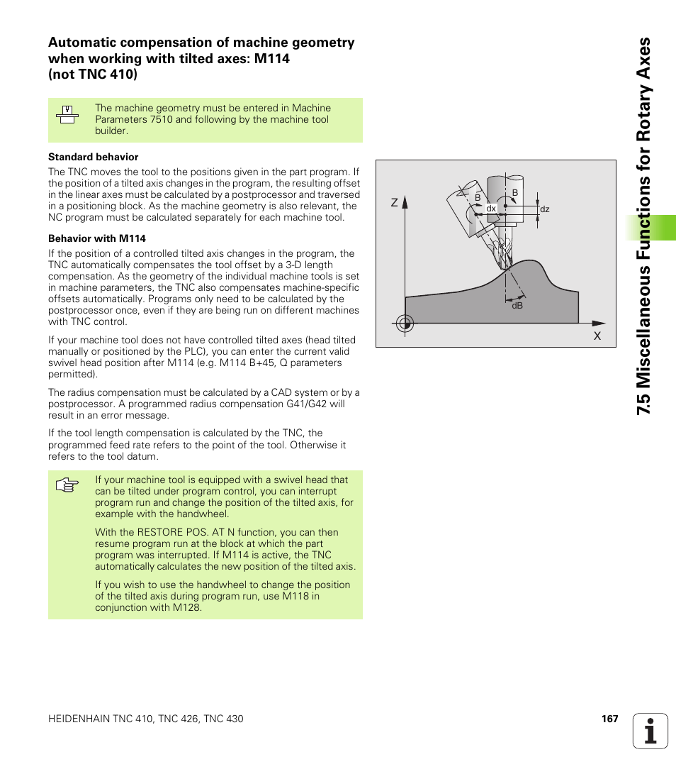 HEIDENHAIN TNC 410 ISO Programming User Manual | Page 193 / 489