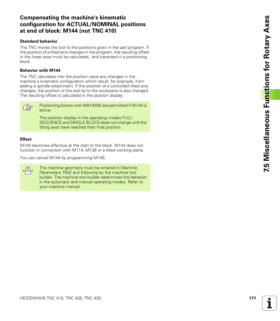 HEIDENHAIN TNC 410 ISO Programming User Manual | Page 197 / 489