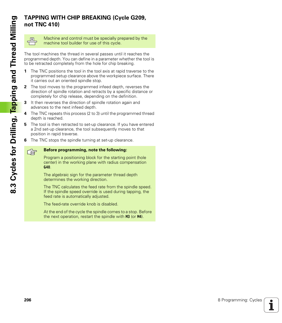 HEIDENHAIN TNC 410 ISO Programming User Manual | Page 232 / 489