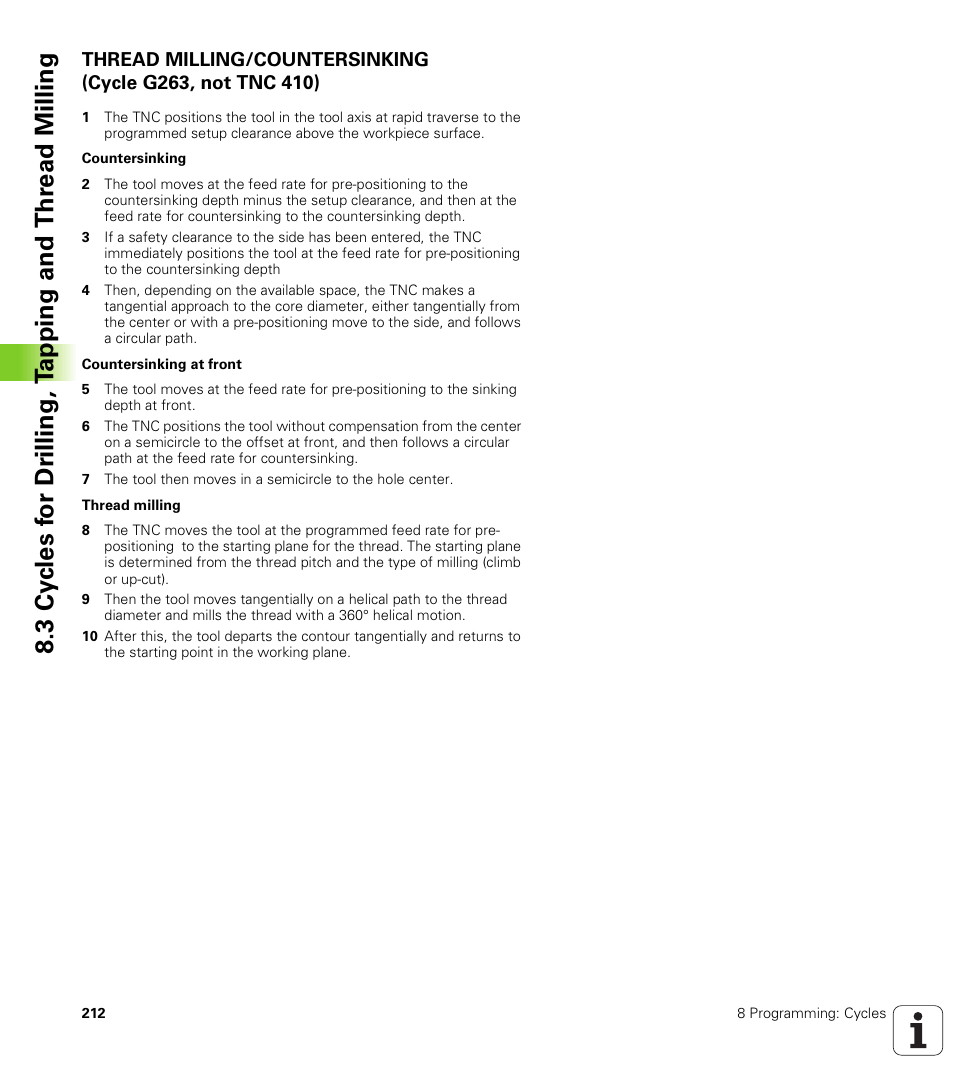 HEIDENHAIN TNC 410 ISO Programming User Manual | Page 238 / 489