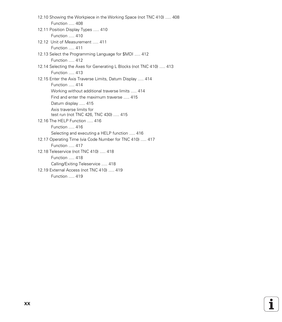 HEIDENHAIN TNC 410 ISO Programming User Manual | Page 24 / 489