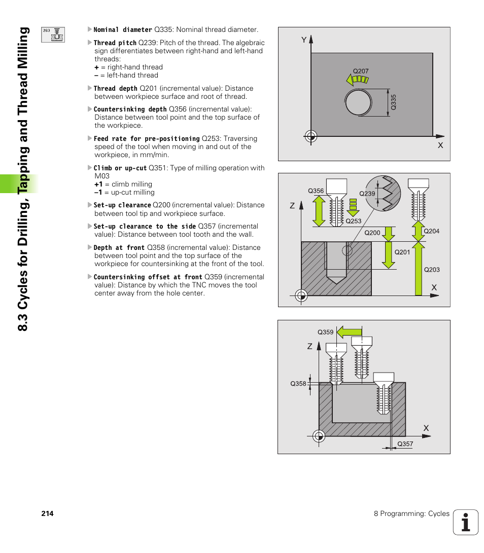 HEIDENHAIN TNC 410 ISO Programming User Manual | Page 240 / 489