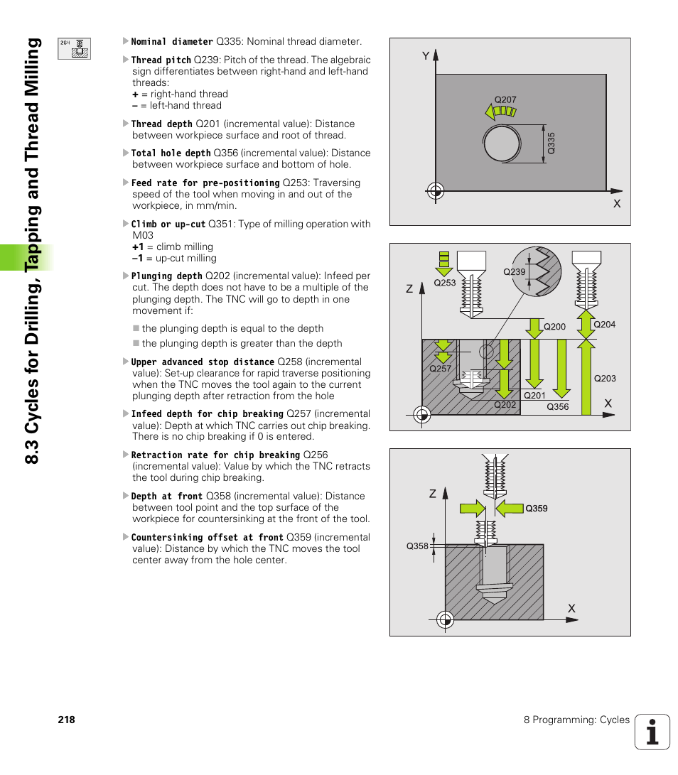 HEIDENHAIN TNC 410 ISO Programming User Manual | Page 244 / 489
