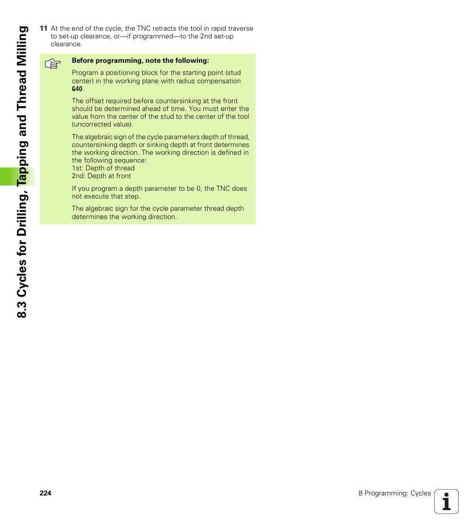 HEIDENHAIN TNC 410 ISO Programming User Manual | Page 250 / 489