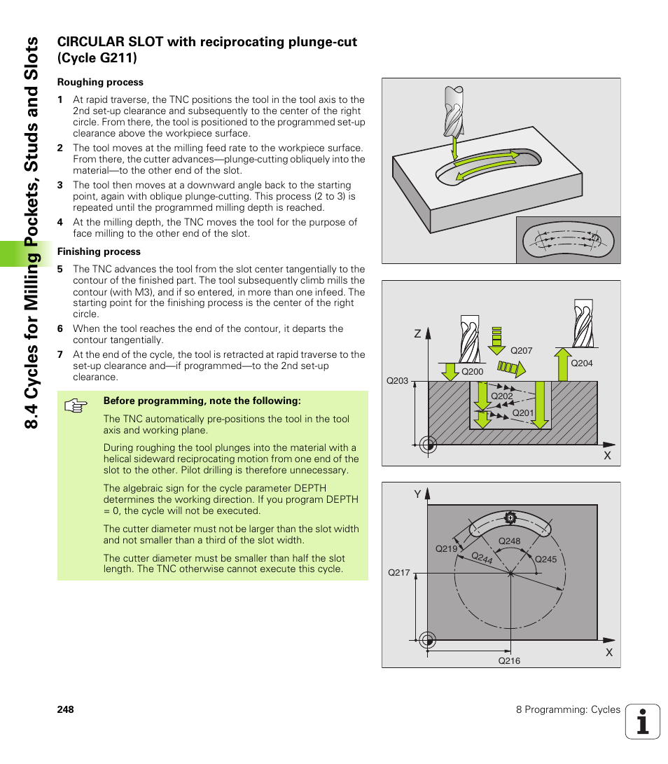 HEIDENHAIN TNC 410 ISO Programming User Manual | Page 274 / 489