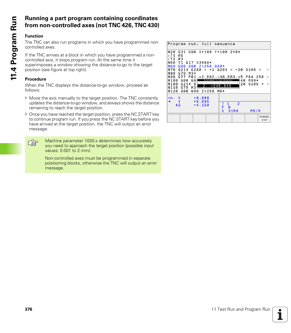 HEIDENHAIN TNC 410 ISO Programming User Manual | Page 402 / 489